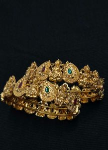 Gold Tone Bangles - Set of 2