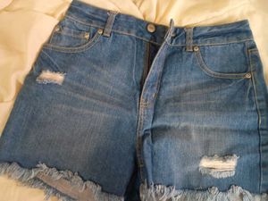Rugged Denim Shorts