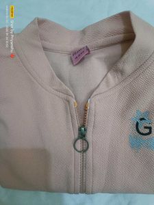 Cute Pink Zip-Up Jacket