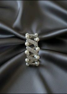 Pearl &amp; Rhinestone Bracelet