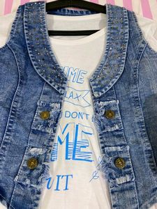 Beautiful Top With Koti Age 12-13 Years Old Girls