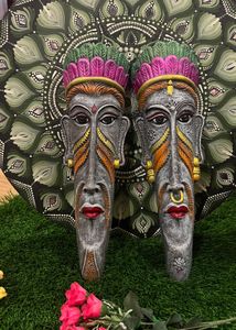 Ethnic Wall Masks..new Piece