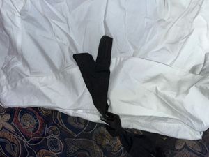 White New Tie Knot One Side Shirt