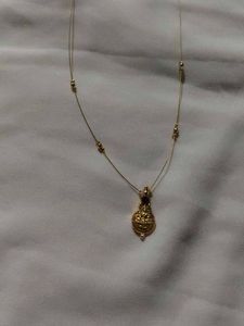 Traditional Lakshmi Locket Invisible Chain