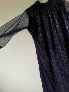 Jet BLACK Full Sequence Kurti
