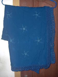 Teal Embroidered Kurti