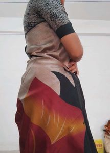 Floral Print Saree with Blouse