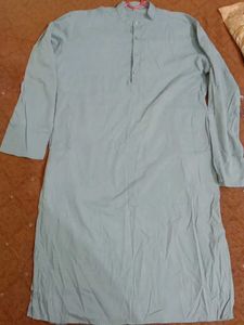 Mens Grey Colour Kurta