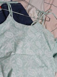 Embroidered Cotton Top