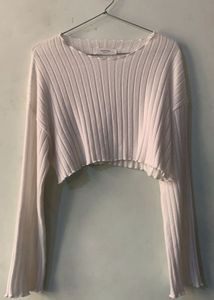 Ribbed Knit Crop Top