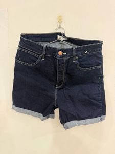 Dark Wash Denim Shorts