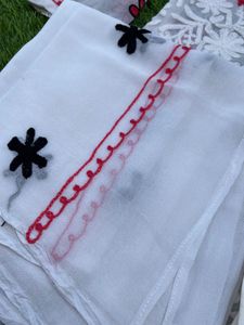 Embroidery work kurta set