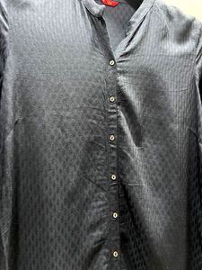 Elegant W Black Kurti