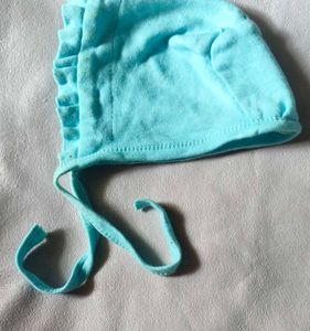 Cute Blue Baby Bonnet