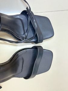 Strappy Black Heels