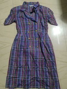 Vintage Plaid Dress