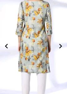 Floral Print Kurta