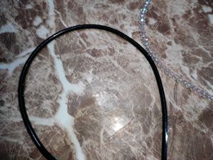Black & Iridescent Beaded Necklace
