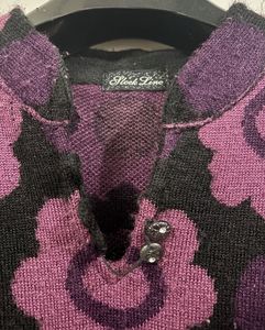 Floral Knit Tunic Kurti