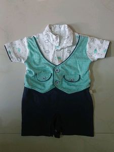 Baby Boy's Vest Romper