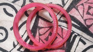 Orange &amp; Gold Bangles