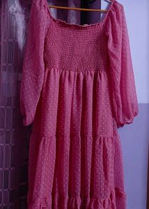 Elegance Flare A Line pink 🩷 Women Dress