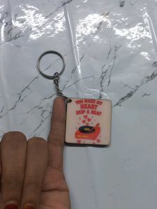 Heart Skip Beat Keychain