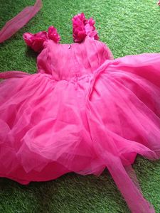Beautiful Pink Baby Frocks For Party