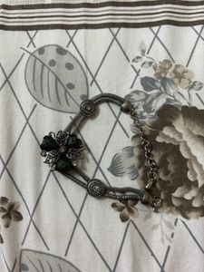 Elegent Vintage Style Flower Charm Bracelet