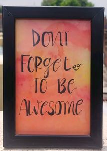 Wood Photo Frame With Motivational Quote Of Size: 4×6
