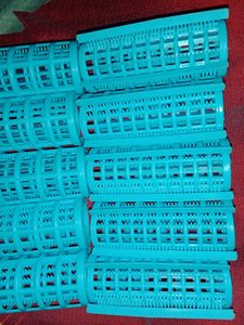 Vintage Blue Hair Rollers