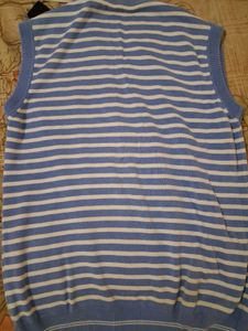 Striped Knit Vest
