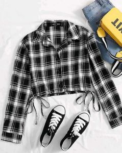 Plaid Crop Top