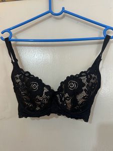 Padded Black Bra