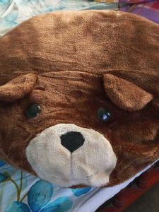 Brown Bear Plush Pillow