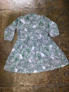 Green &amp; White Printed co-ord Set