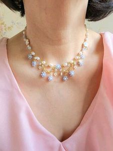 Pearl & Floral Necklace