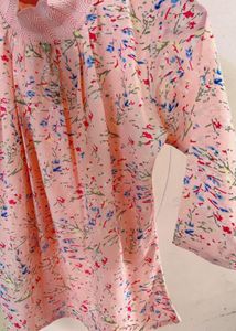 Turtle Neck Top Pink And Pretty