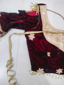 Elegant Maroon Lehenga Choli