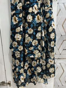 Floral Print Maxi Dress