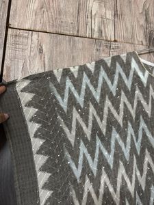 Stylish Grey Printed Kaftan