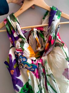Women&#39;s Premium Floral Beachwear Halter Neck