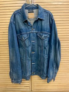 Denim buttoned jacket Men’s L
