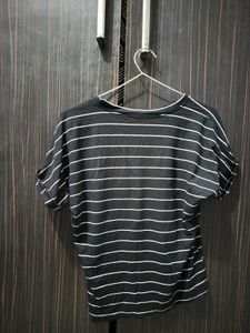 Sylvester Print Casual Black Top