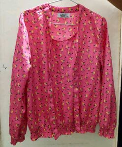 PINK FULL SLEEVES TOP