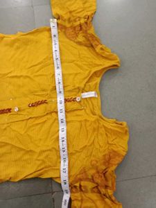 Elegant Yellow Kurti