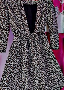 Tiger Print Midi