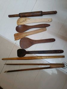 Wooden Kitchen Utensil Set