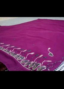 hand work saree...