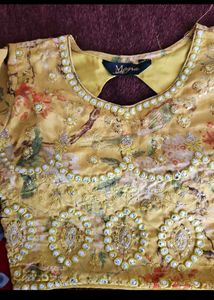 Yellow Floral Blouse